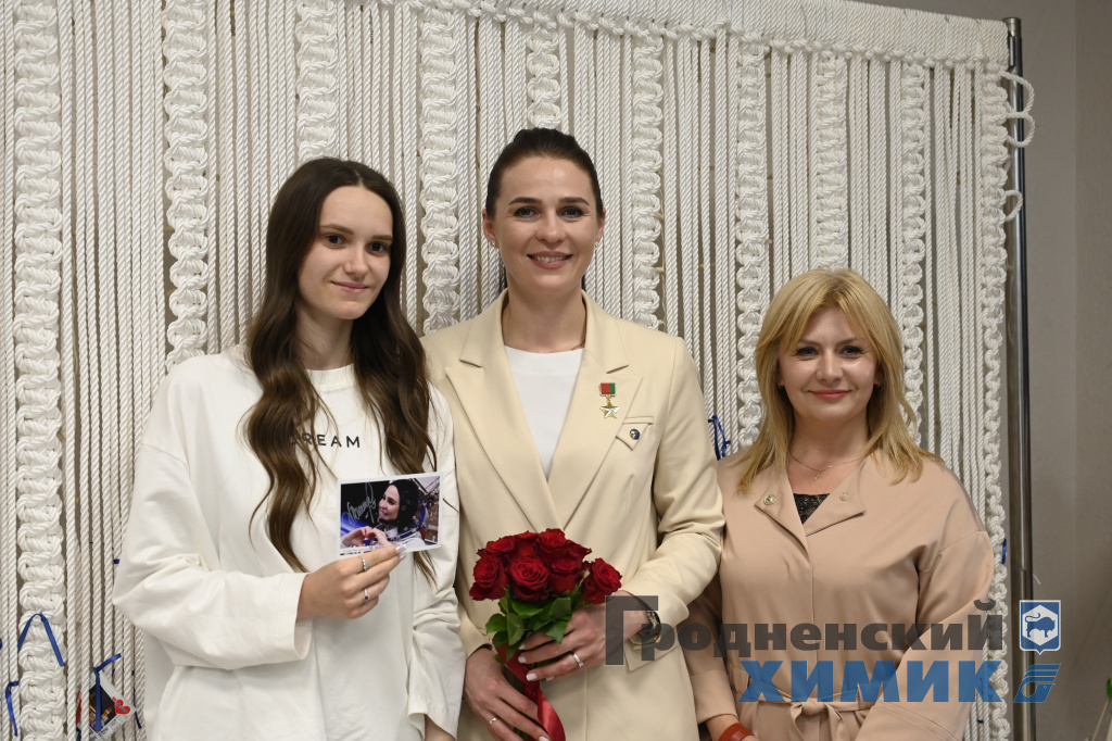 Герой Беларуси Марина Василевская впосетила ОАО Гродно Азот_39.JPG